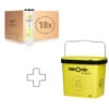 Training Tennisball 18x 4 Ball Tube Plus Ball Bucket -Tennis Equipment Store 0000300000 000