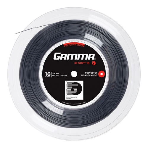 GAMMA IO Soft Charcoal String Reel 200m 3 GAMMA IO Soft Charcoal String Reel 200m