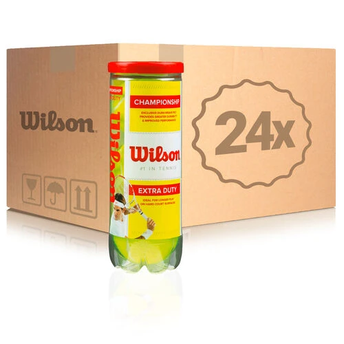 Wilson Championship 24x 3 Ball Tube In A Box 3 Wilson Championship 24x 3 Ball Tube In A Box