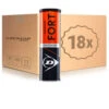 Dunlop Fort Clay Court 18x 4 Ball Tube -Tennis Equipment Store 0163700000 000