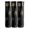 Wilson US Open 3x Ball 4 Tube -Tennis Equipment Store 0166900000 000