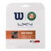 Wilson Duo Power Roland Garros String Set 12,2m -Tennis Equipment Store 02026000 000