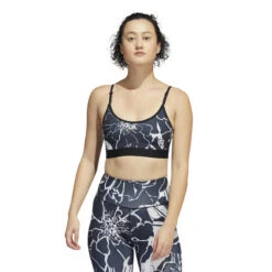 ADIDAS Training Flower Light-Support Sports Bras Women 11 ADIDAS Training Flower Light-Support Sports Bras Women -Tennis Equipment Store 17107000 13