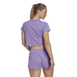 ADIDAS Essentials AEROREADY Train 3 Bar Logo Crop T-Shirt Women -Tennis Equipment Store 17845000 14