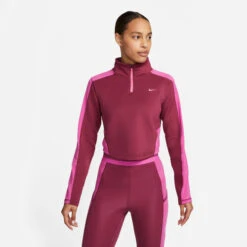 Nike Dri-Fit Half-Zip Long Sleeve Women -Tennis Equipment Store 56707000 13